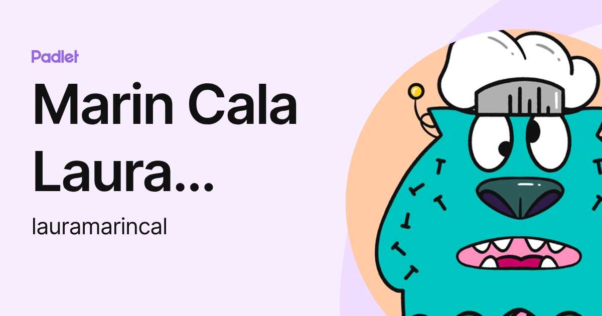 Marin Cala Laura Lizeth (lauramarincal) profile | Padlet