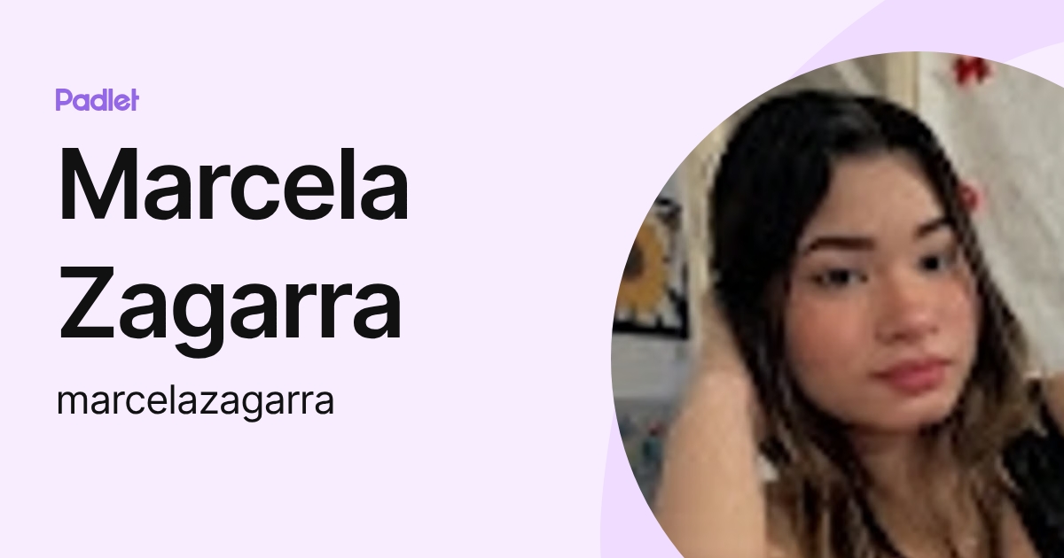 Marcela Zagarra (marcelazagarra) profile | Padlet
