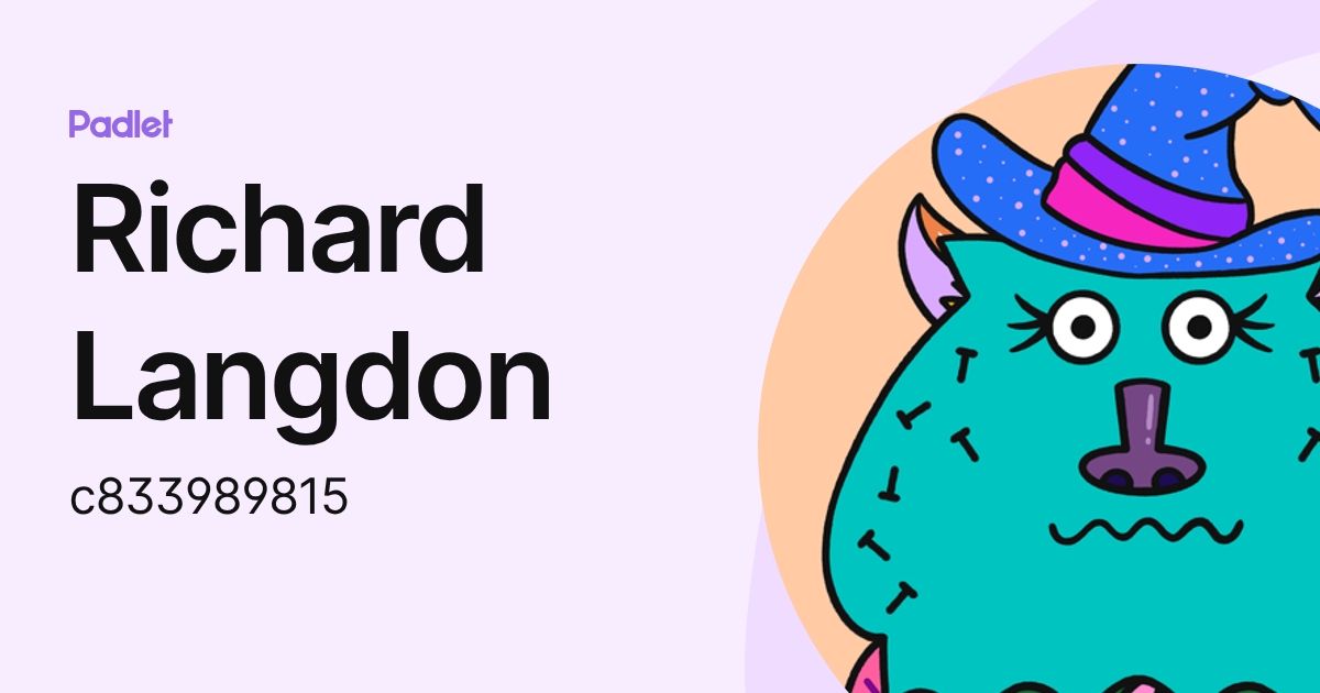 Richard Langdon (c833989815) profile | Padlet