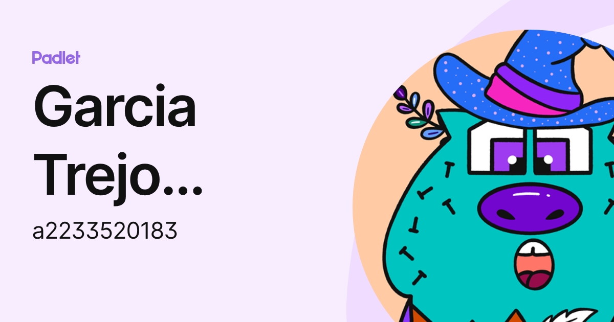 Garcia Trejo Marycarmen (a2233520183) profile | Padlet