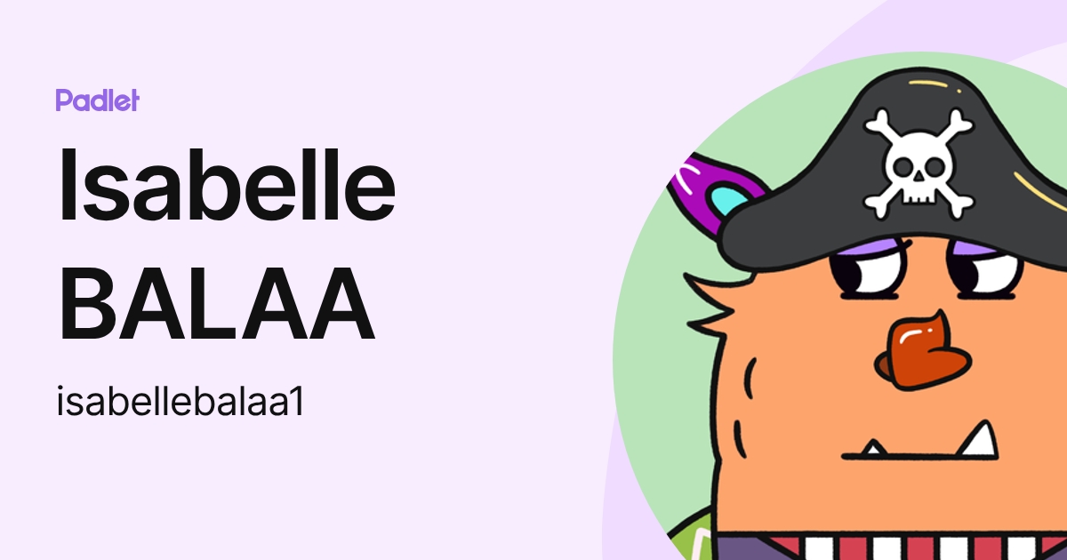 Isabelle BALAA (isabellebalaa1) profile | Padlet