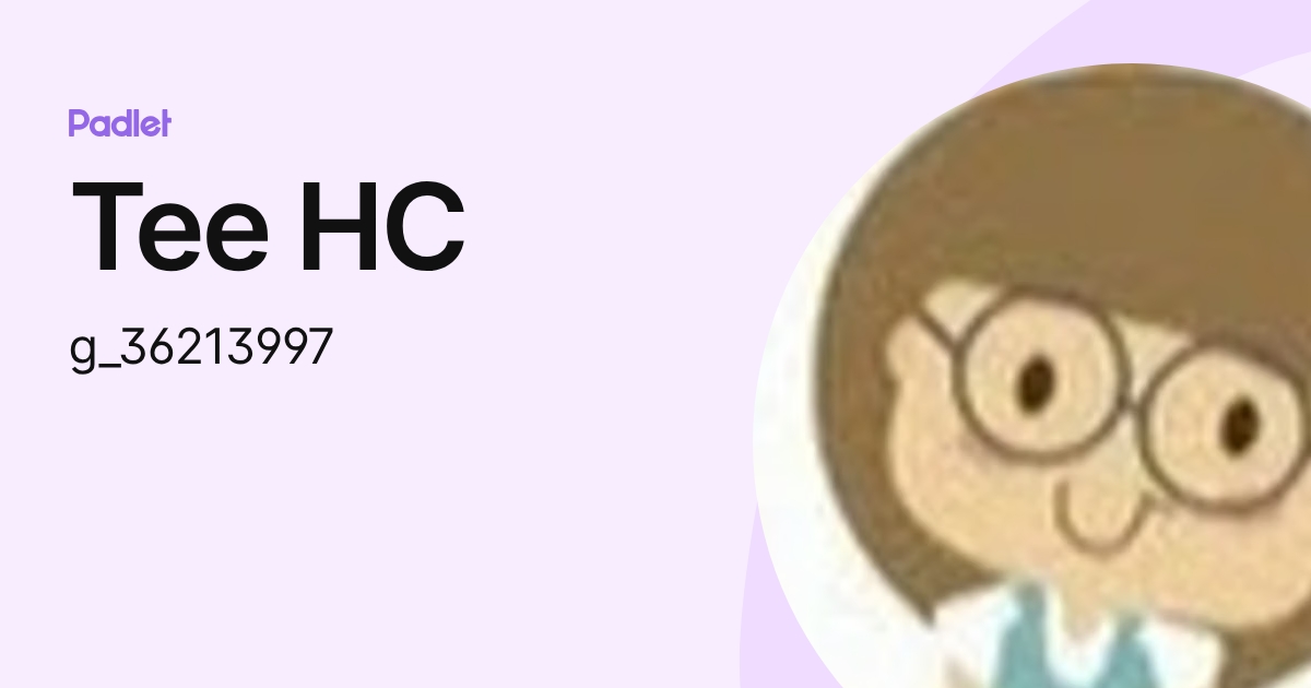 Tee HC (g_36213997) profile | Padlet