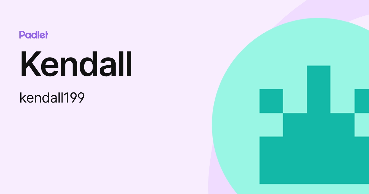Kendall (kendall199) profile | Padlet