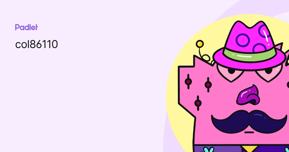 col86110 profile | Padlet