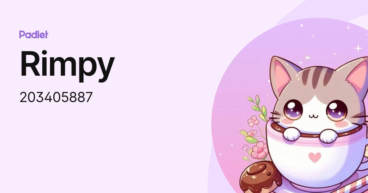 Rimpy (203405887) profile | Padlet