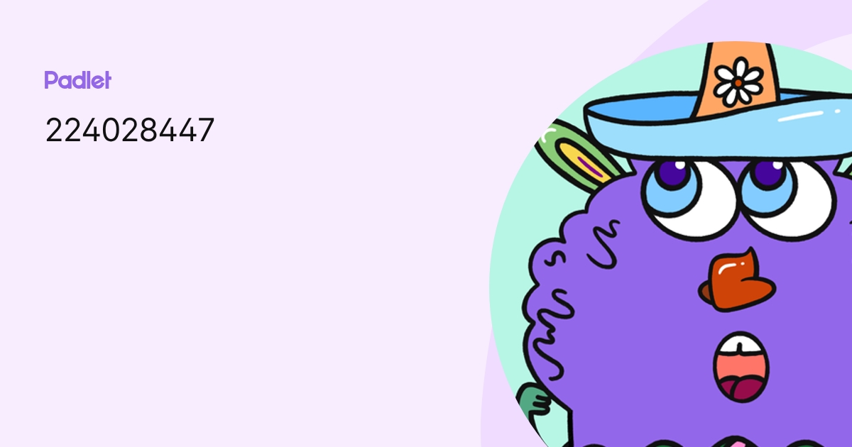 224028447 profile | Padlet
