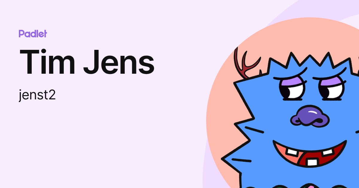 Tim Jens (jenst2) profile | Padlet