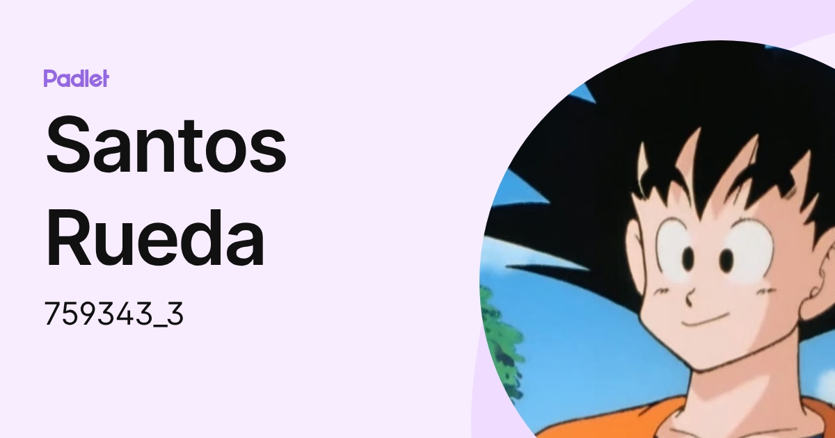 Santos Rueda (759343_3) profile | Padlet