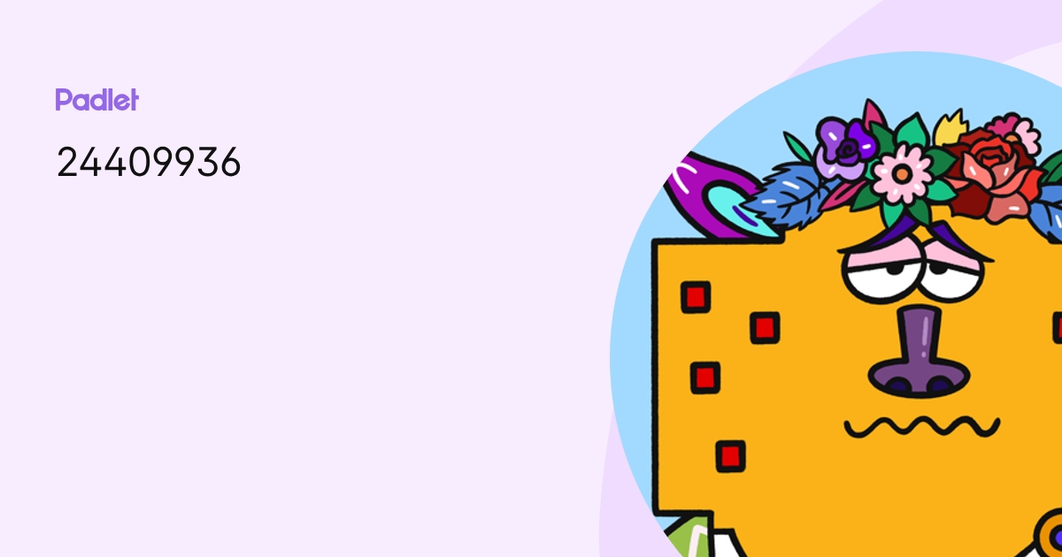 24409936 profile | Padlet