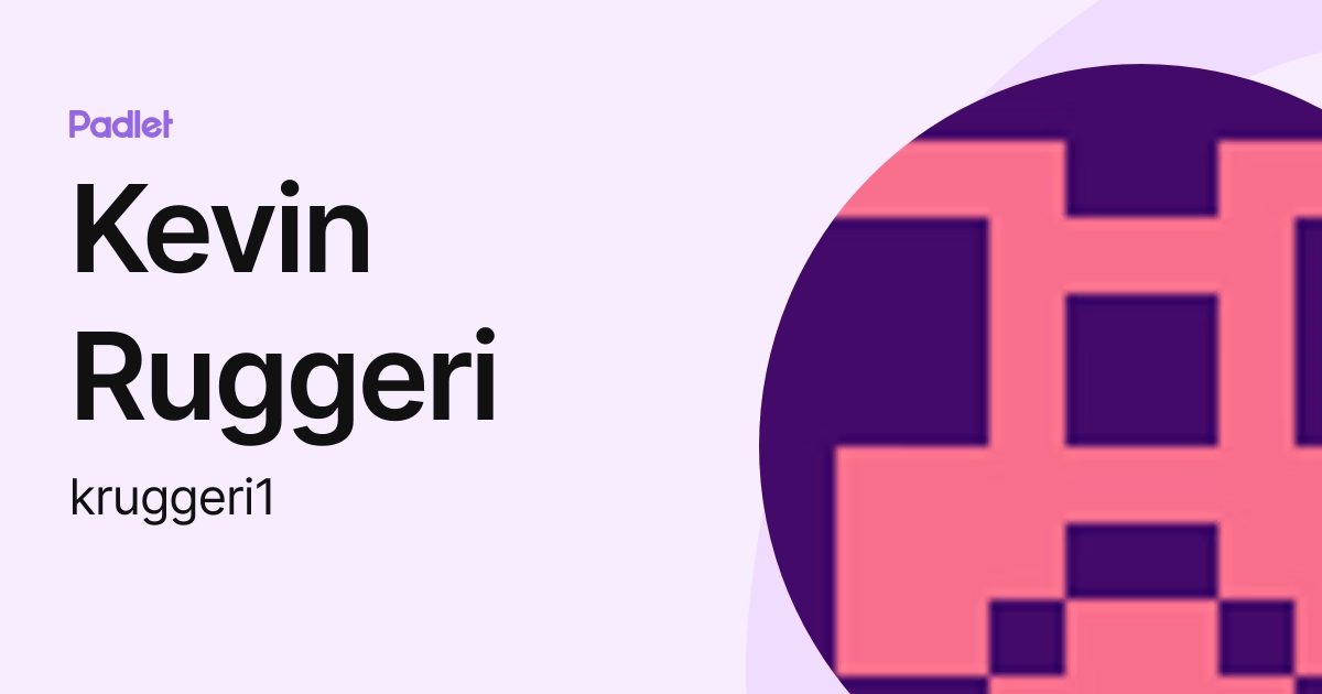 Kevin Ruggeri (ruggeri) profile | Padlet