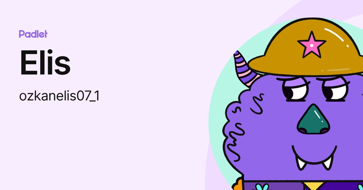Elis (ozkanelis07_1) profile | Padlet
