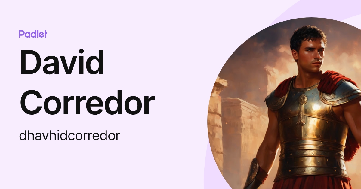 David Corredor (dhavhidcorredor) profile | Padlet
