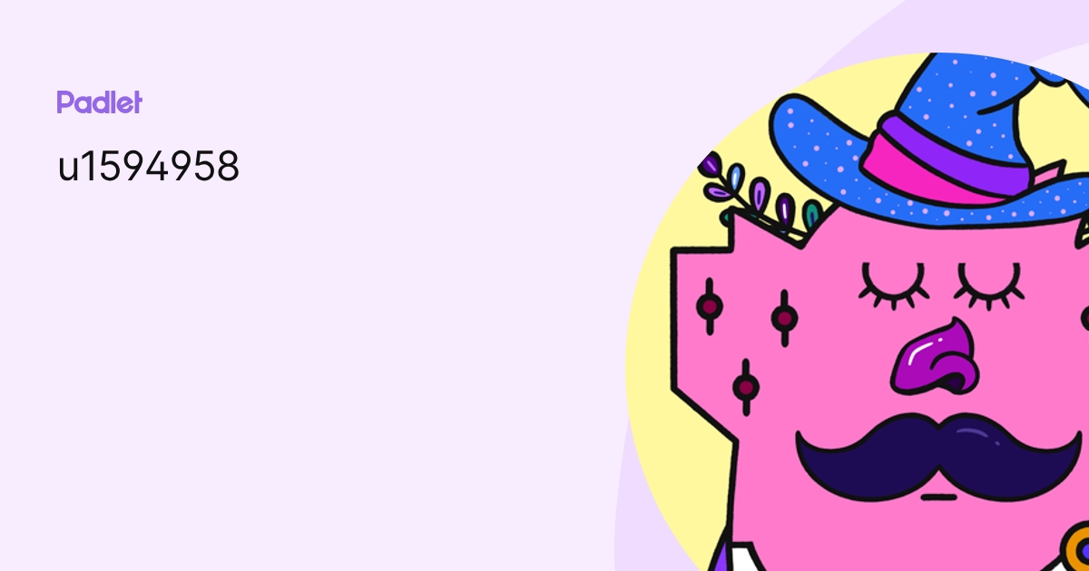 u1594958 profile | Padlet