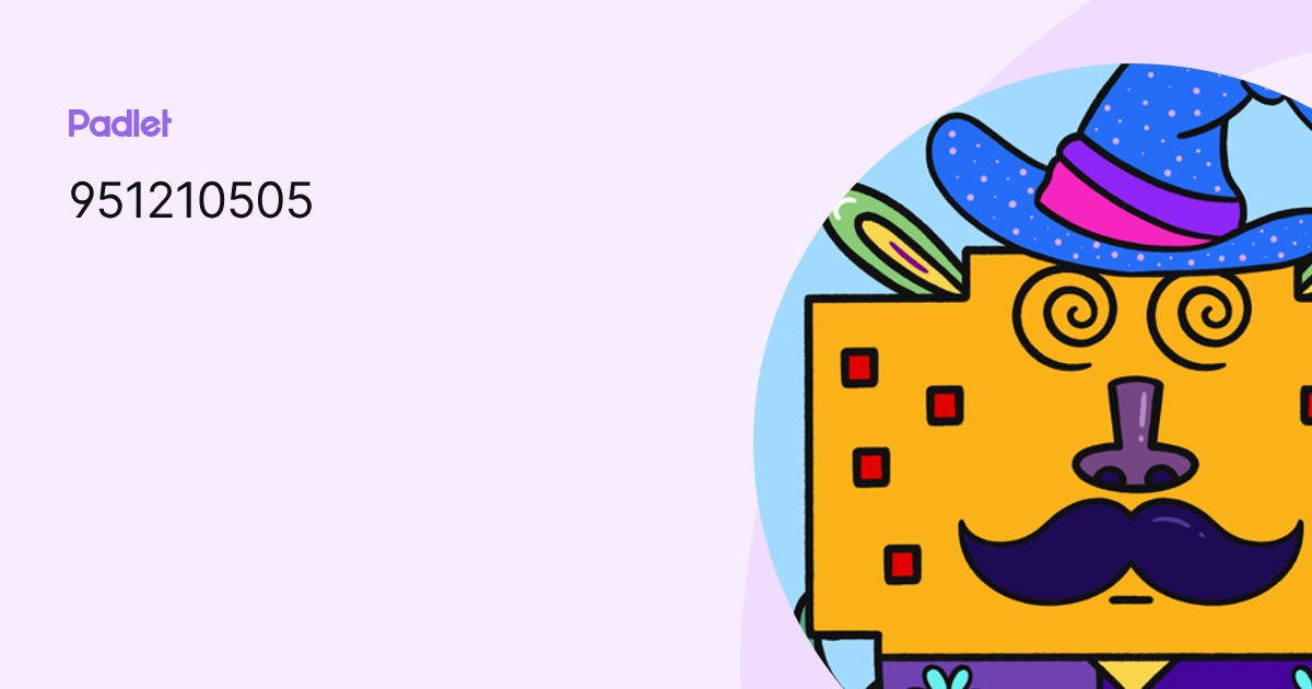 951210505 profile | Padlet