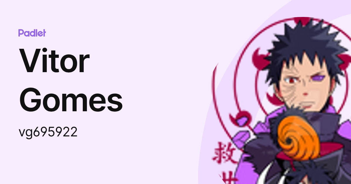Vitor Gomes (vg695922) profile | Padlet