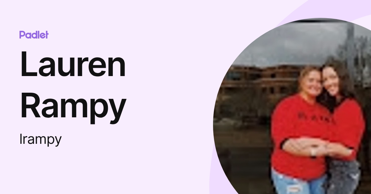 Lauren Rampy (lrampy) profile | Padlet
