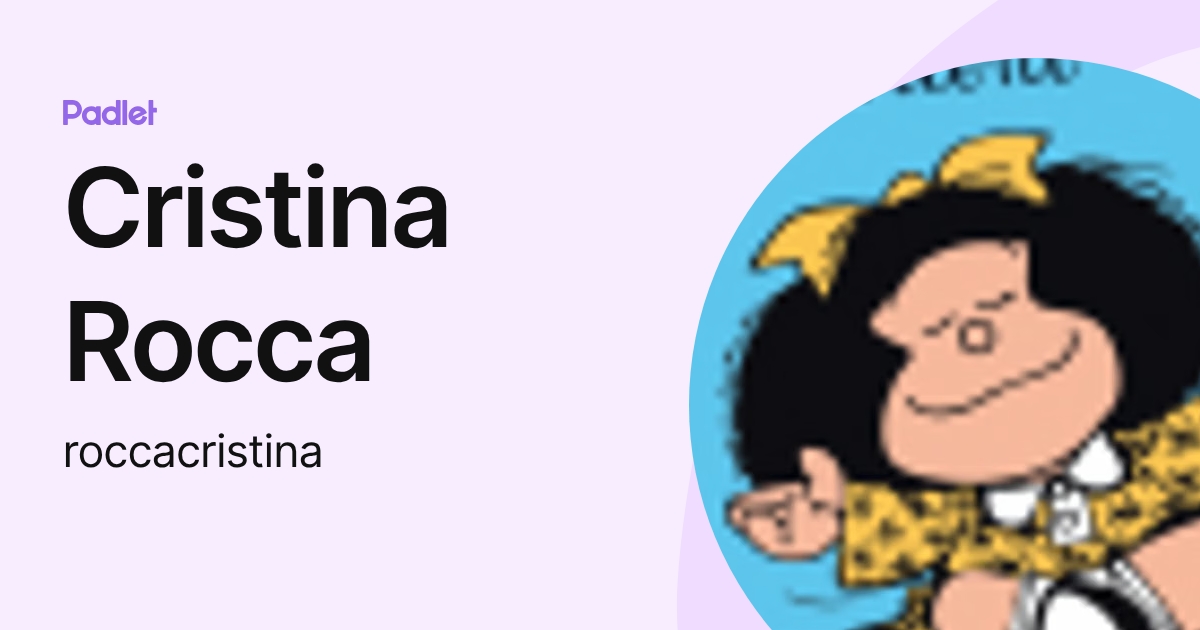 Cristina Rocca (roccacristina) profile | Padlet