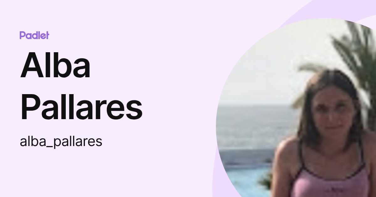 Alba Pallares (alba_pallares) profile | Padlet