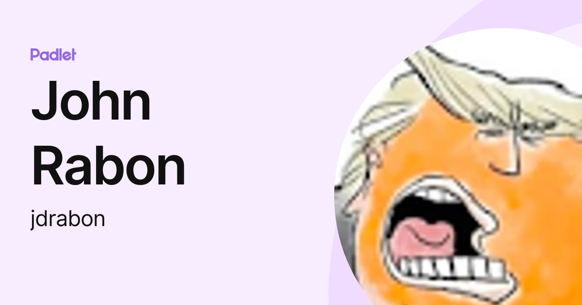 John Rabon (jdrabon) profile | Padlet