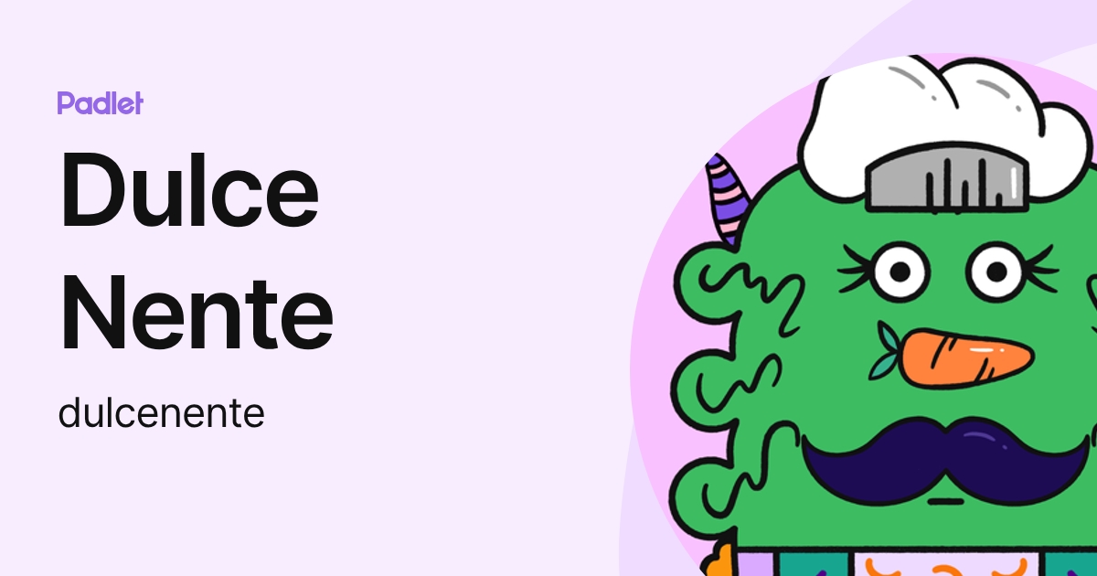 Dulce Nente (dulcenente) profile | Padlet