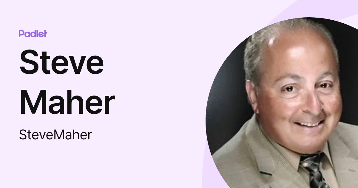 Steve Maher (SteveMaher) profile | Padlet