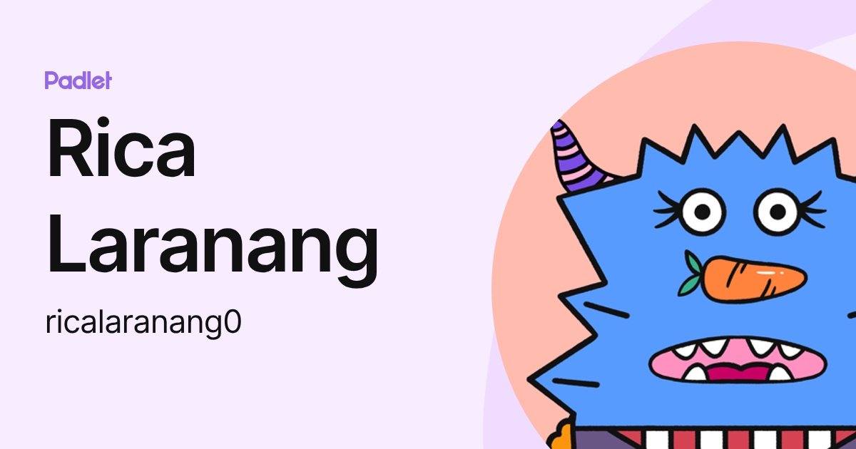 Rica Laranang (ricalaranang0) profile | Padlet