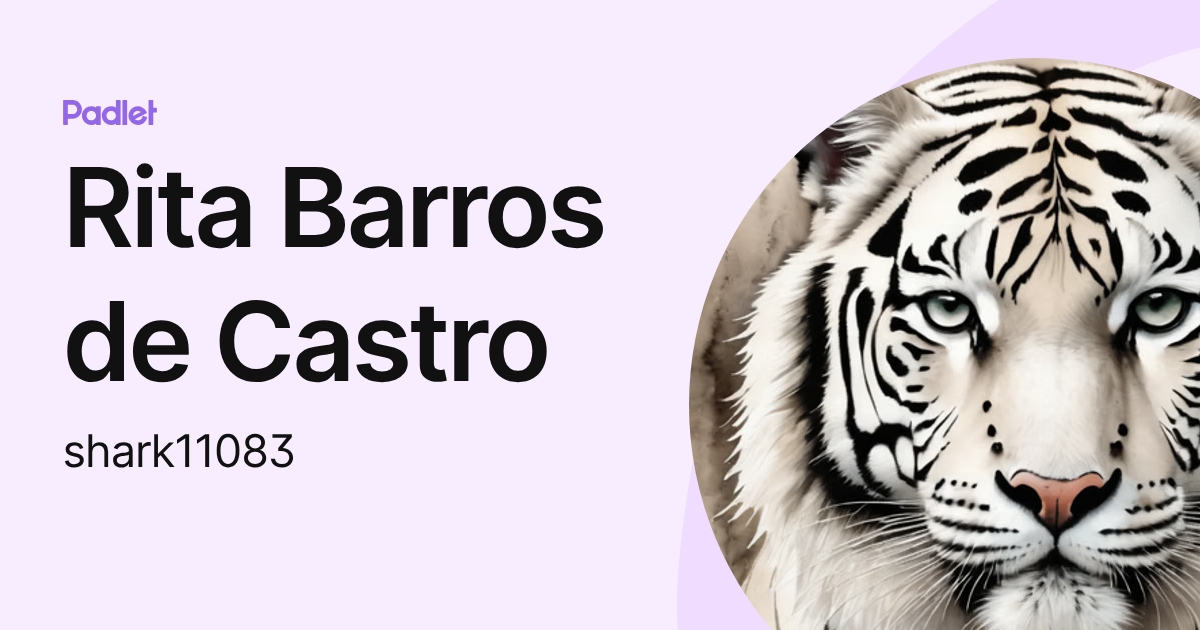 Rita Barros de Castro (shark11083) profile | Padlet