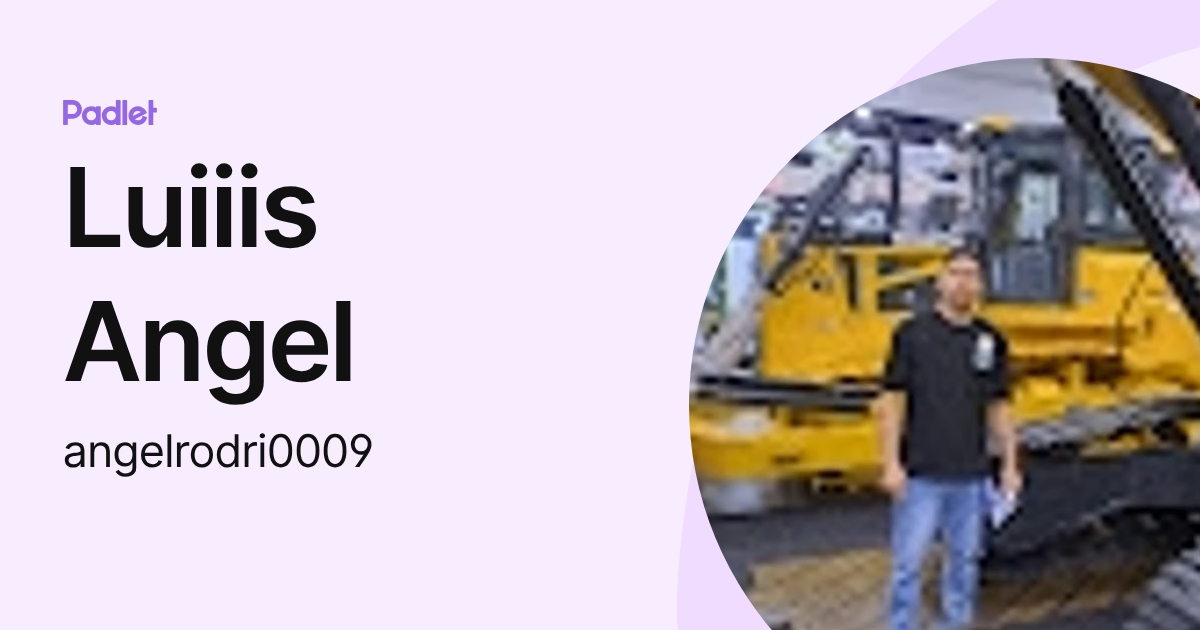 Luiiis Angel (angelrodri0009) profile | Padlet