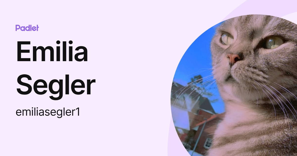 Emilia Segler (emiliasegler1) profile | Padlet