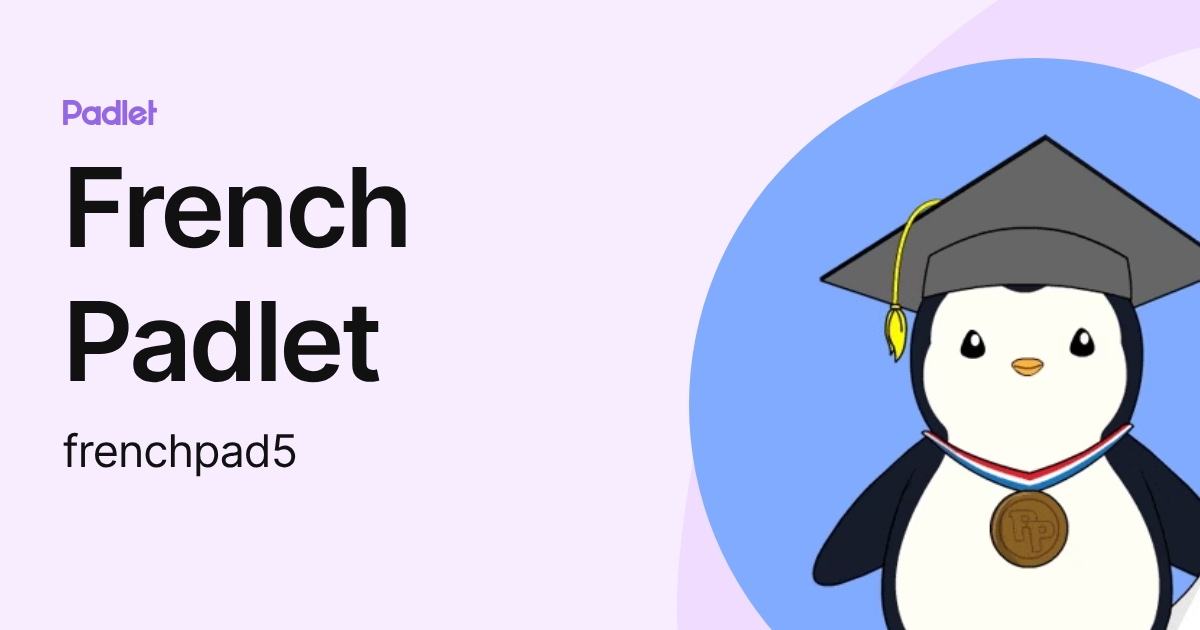 French Padlet (frenchpad5) profile | Padlet