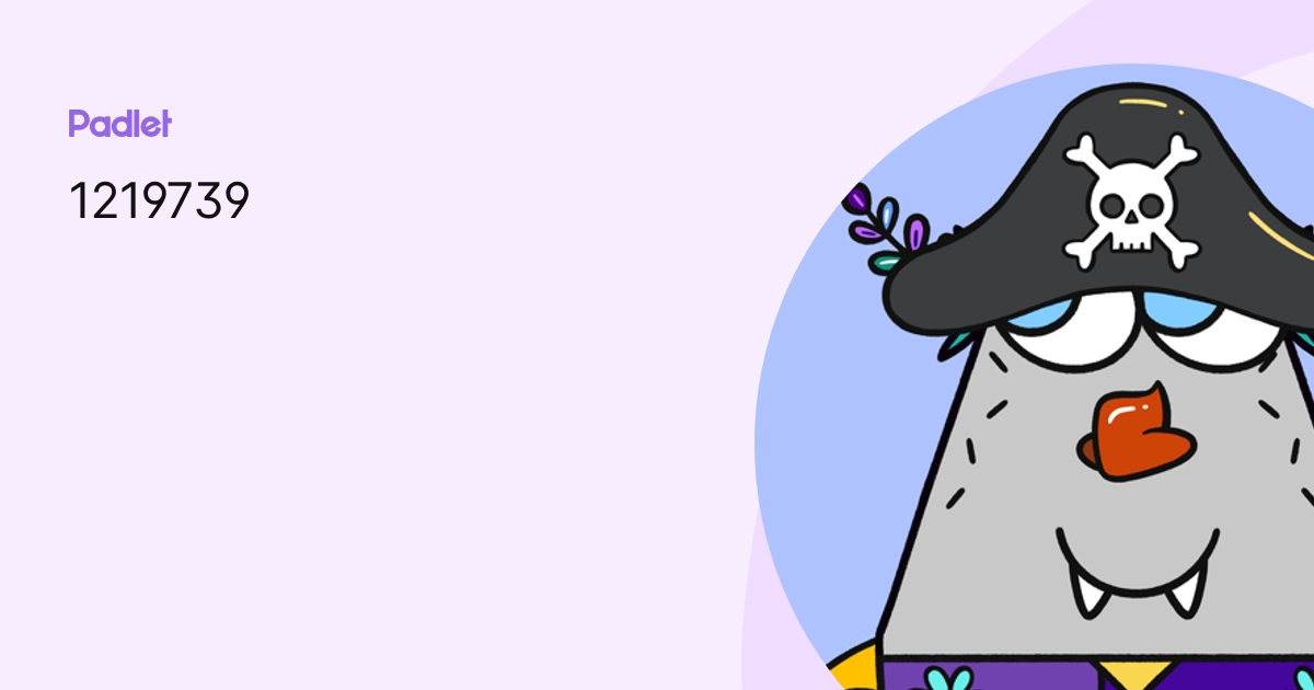 1219739 profile | Padlet