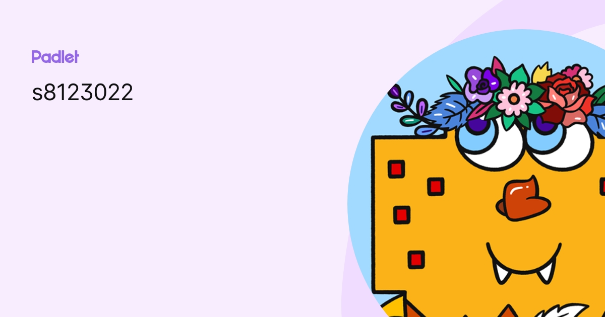 s8123022 profile | Padlet