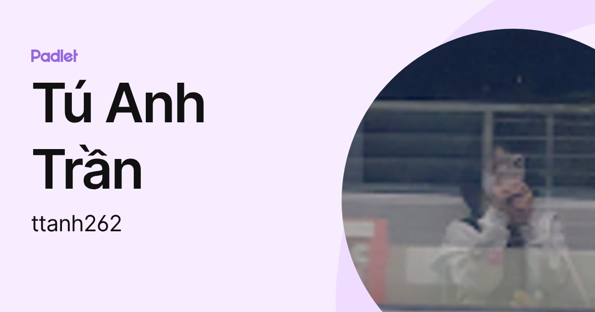 Tú Anh Trần (ttanh262) profile | Padlet