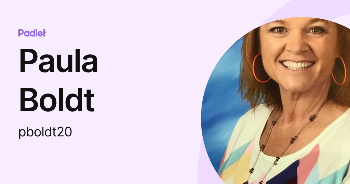Paula Boldt (pboldt20) profile | Padlet