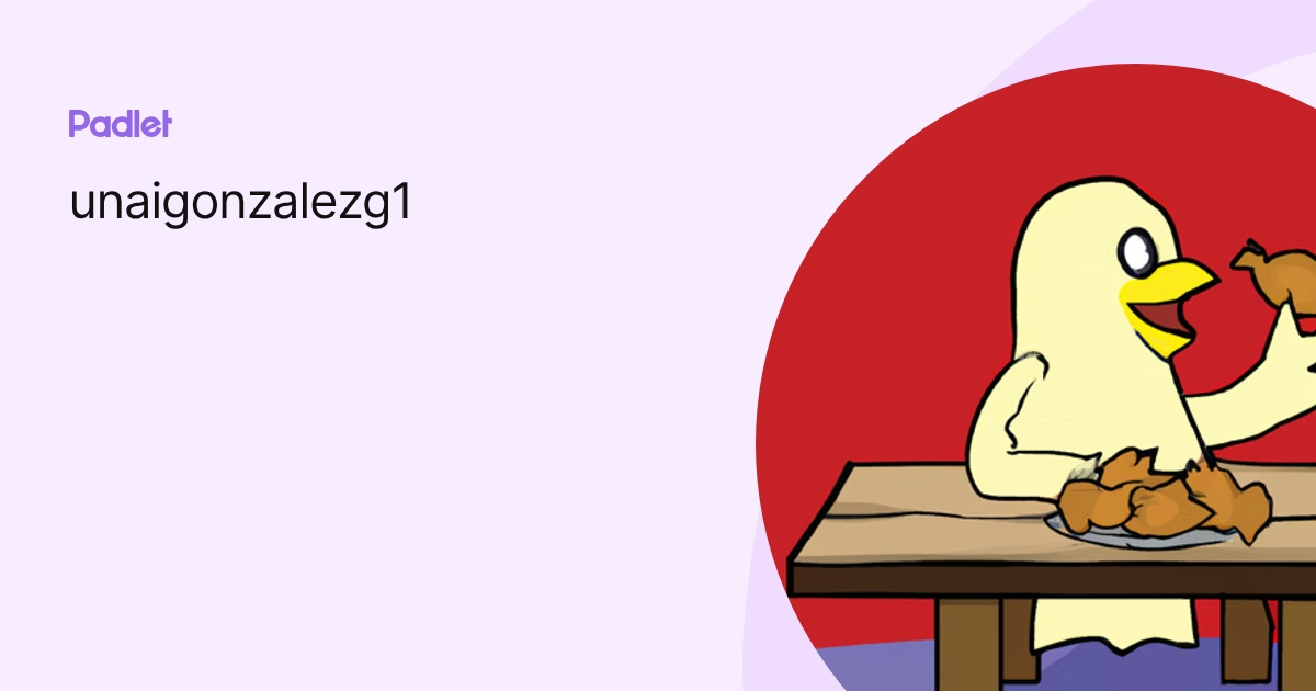 unaigonzalezg1 profile | Padlet