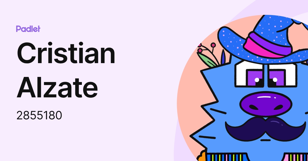 Cristian Alzate (2855180) profile | Padlet