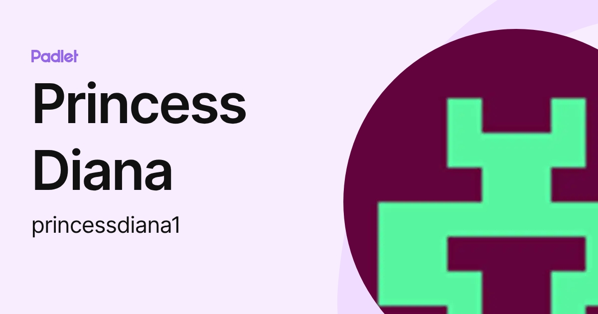 Princess Diana (princessdiana1) profile | Padlet