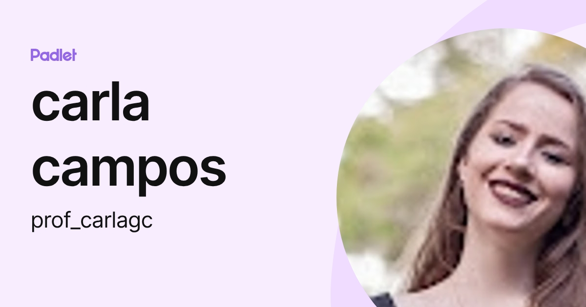 carla campos (prof_carlagc) profile | Padlet