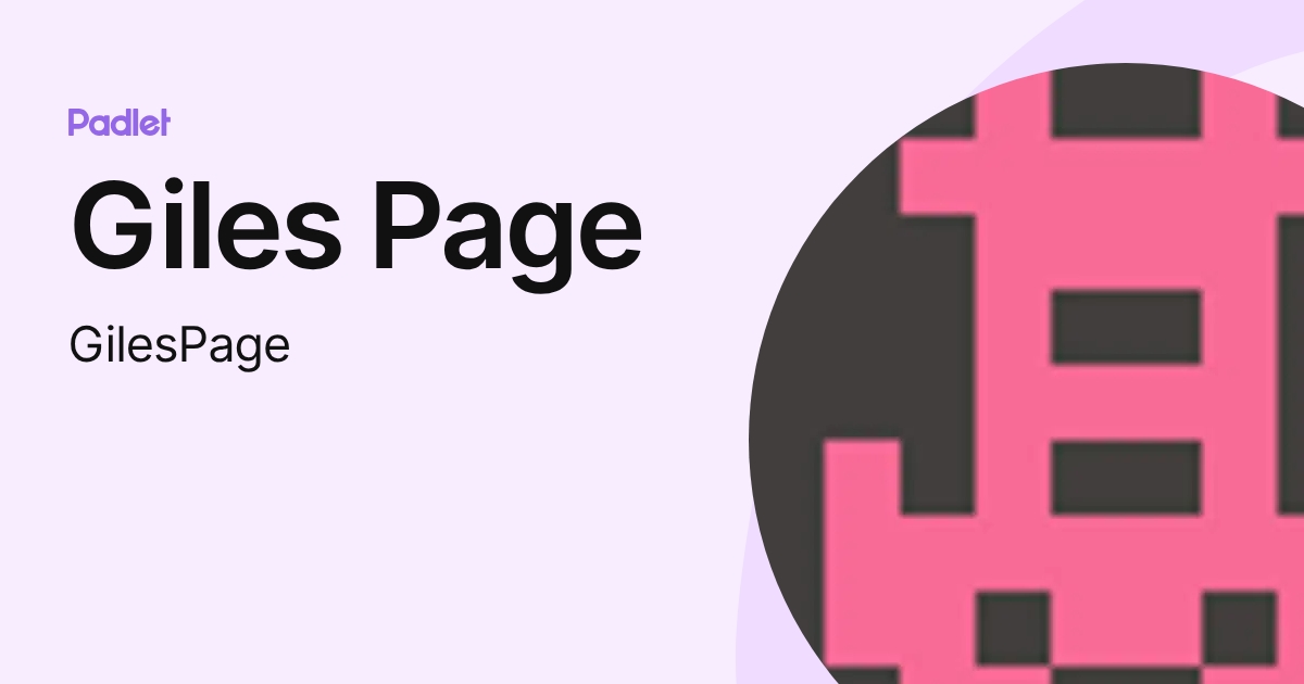 Giles Page (GilesPage) profile | Padlet