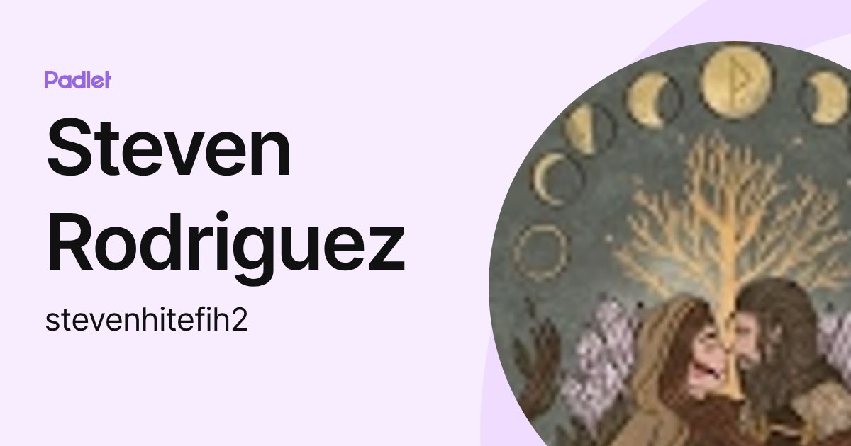Steven Rodriguez (stevenhitefih2) profile | Padlet