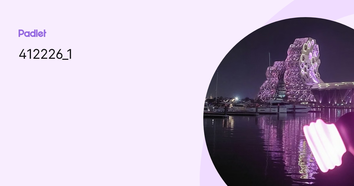 412226_1 profile | Padlet