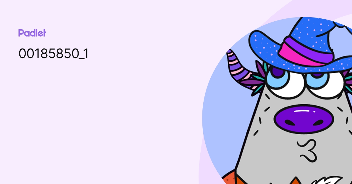 00185850_1 profile | Padlet