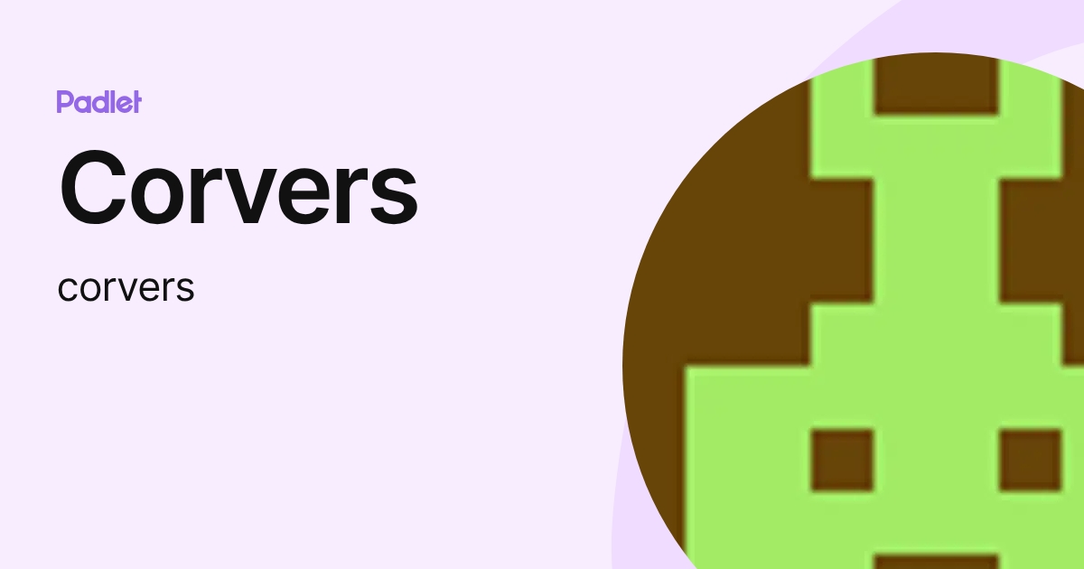 Corvers (corvers) profile | Padlet