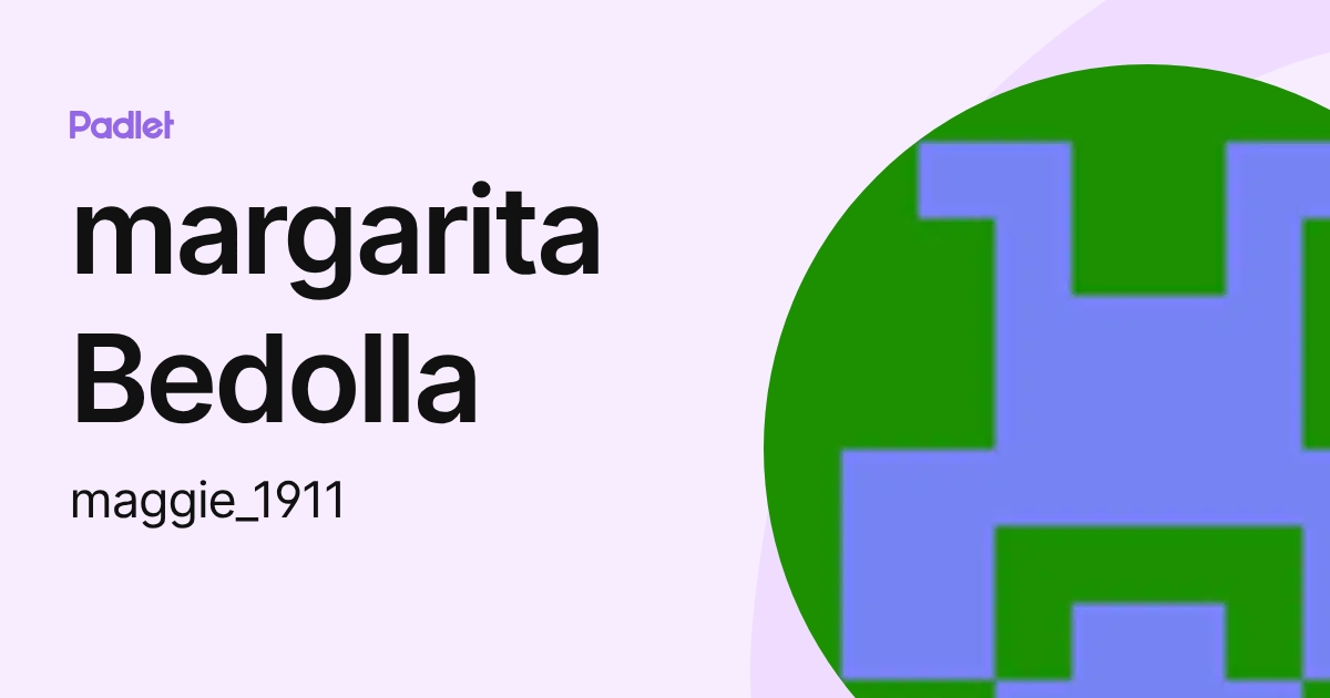 margarita Bedolla (maggie_1911) profile | Padlet