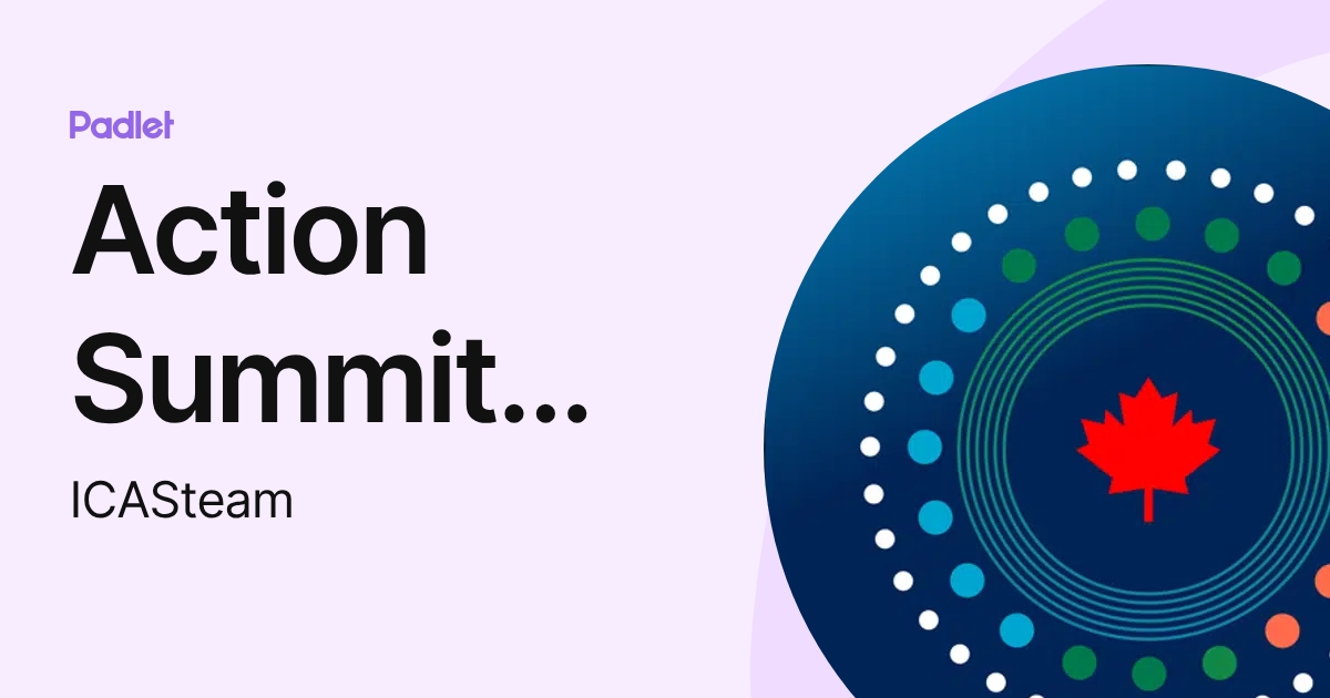 Action Summit Team (ICASteam) profile | Padlet