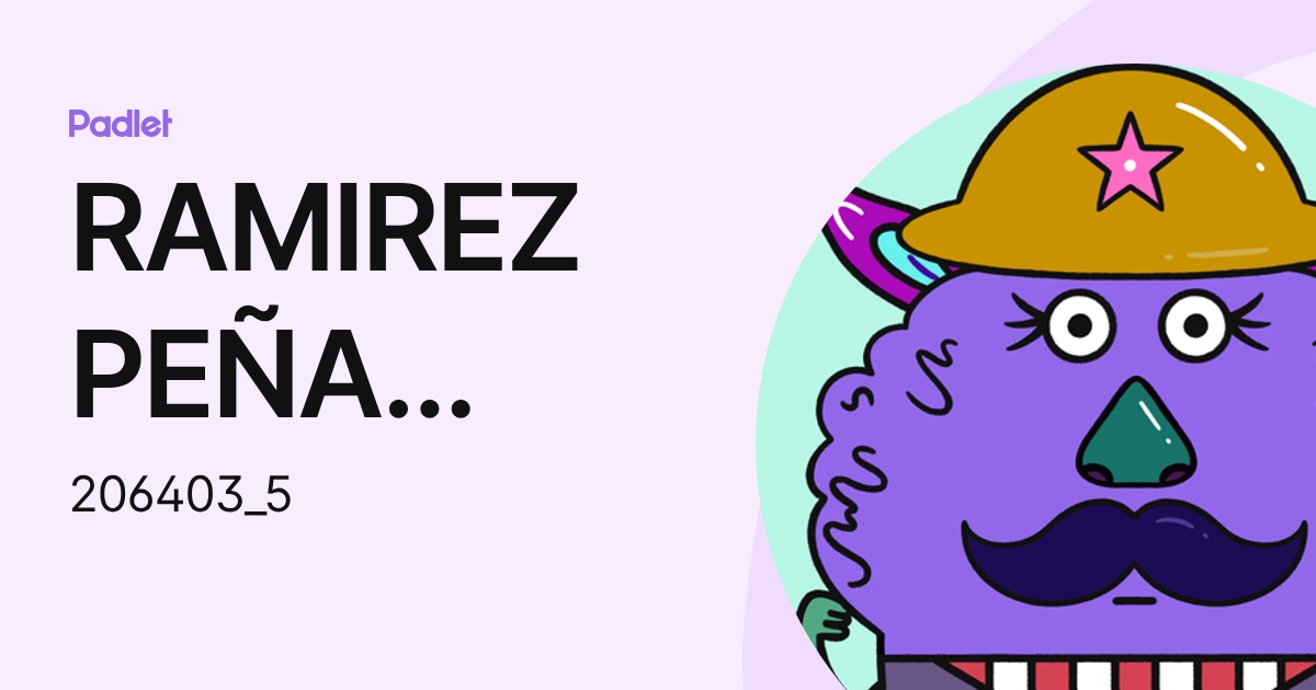 RAMIREZ PEÑA DANNA FRANSHESCA (206403_5) profile | Padlet