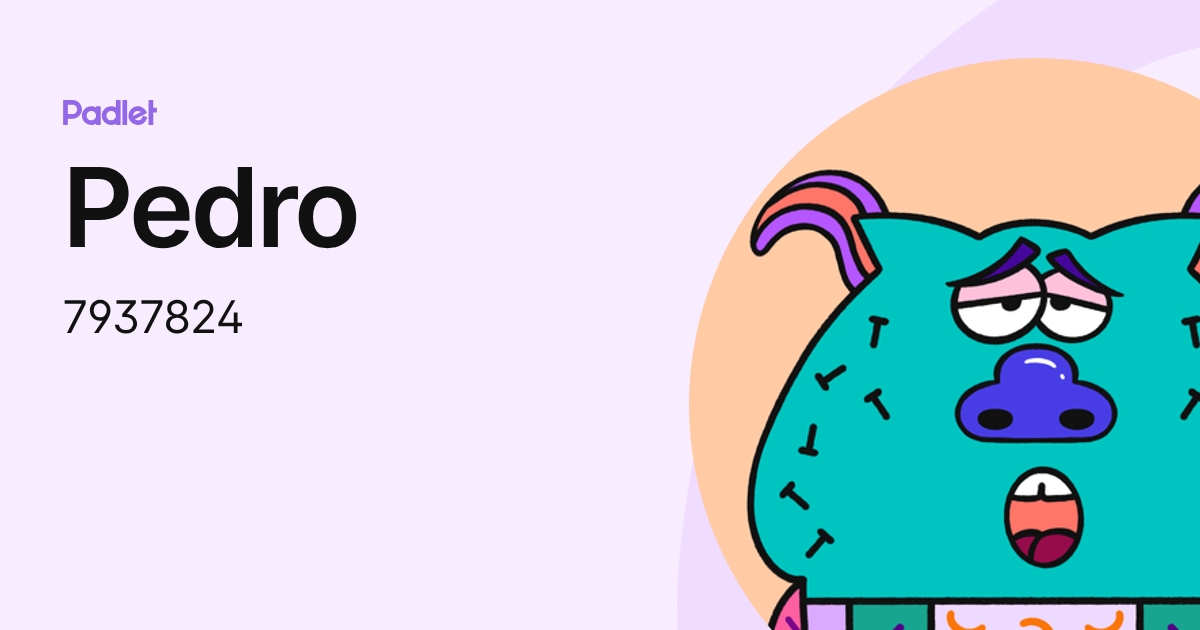Pedro (7937824) profile | Padlet