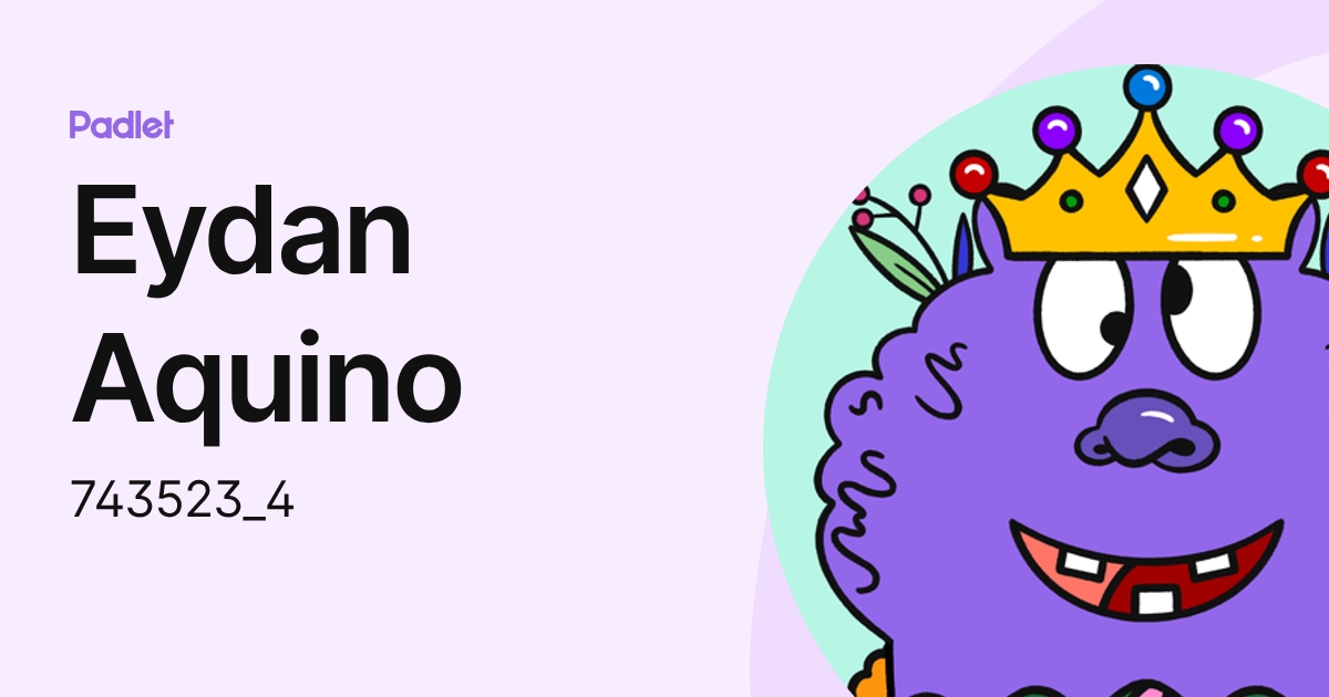 Eydan Aquino (743523_4) profile | Padlet