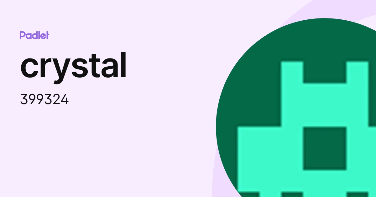 crystal (399324) profile | Padlet