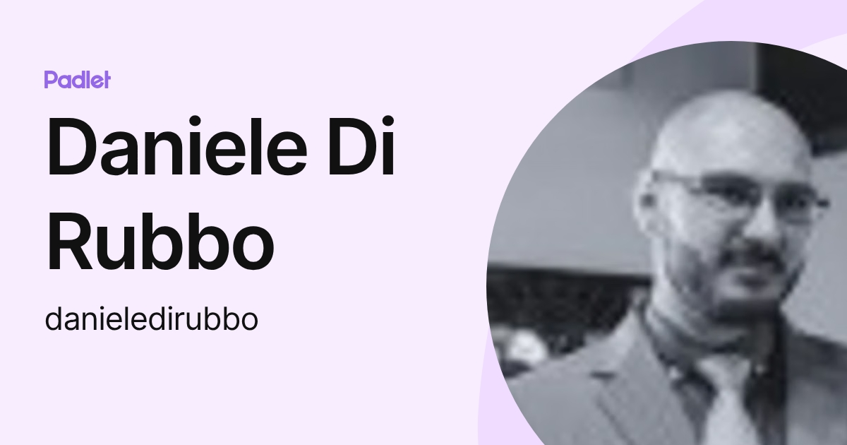 Daniele Di Rubbo (danieledirubbo) profile | Padlet